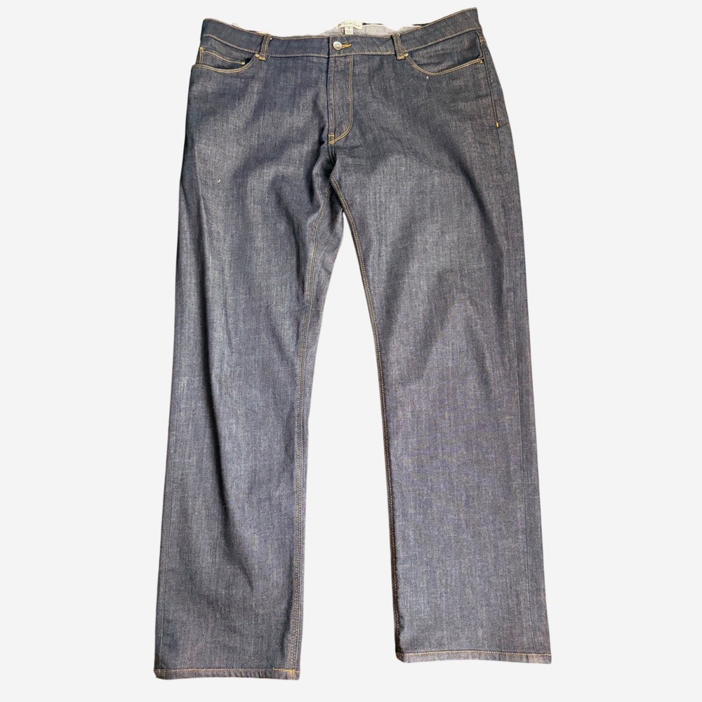 Peter Millar Mens Dark Wash Straight Leg Denim Jeans Blue Size 38